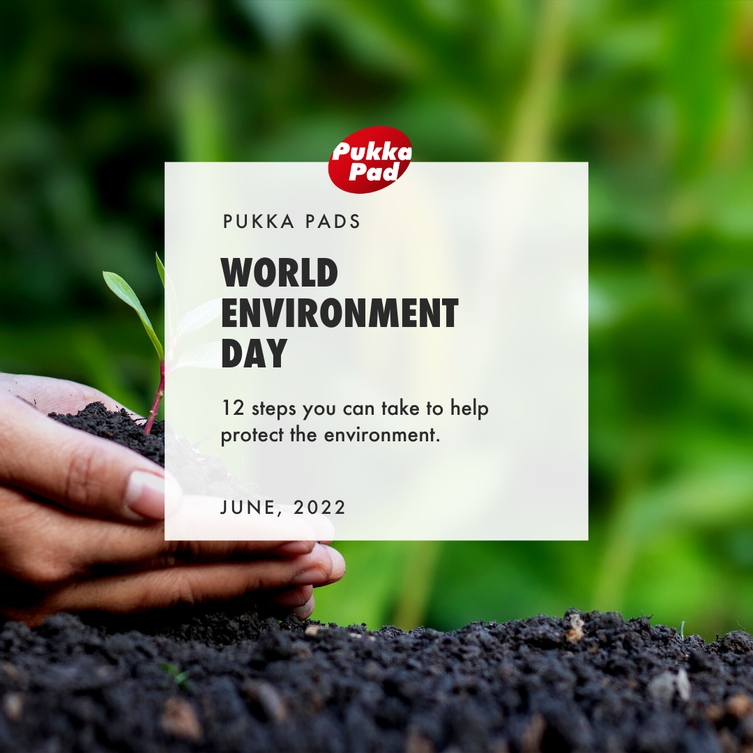 12 ways to help save the planet with Pukka Pads