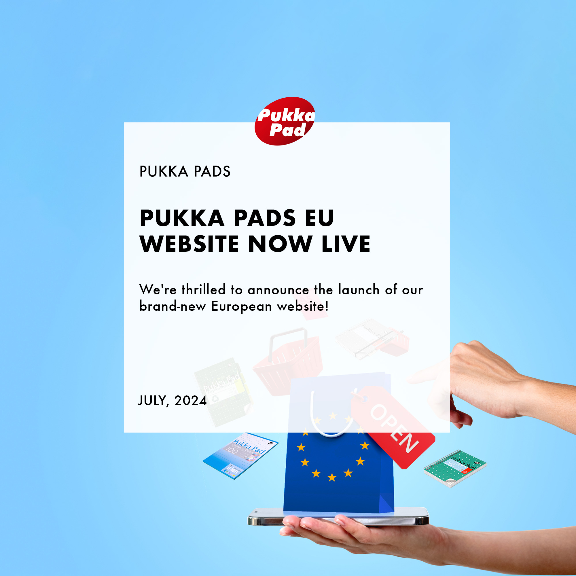 Pukka Pads launches new website in the EU