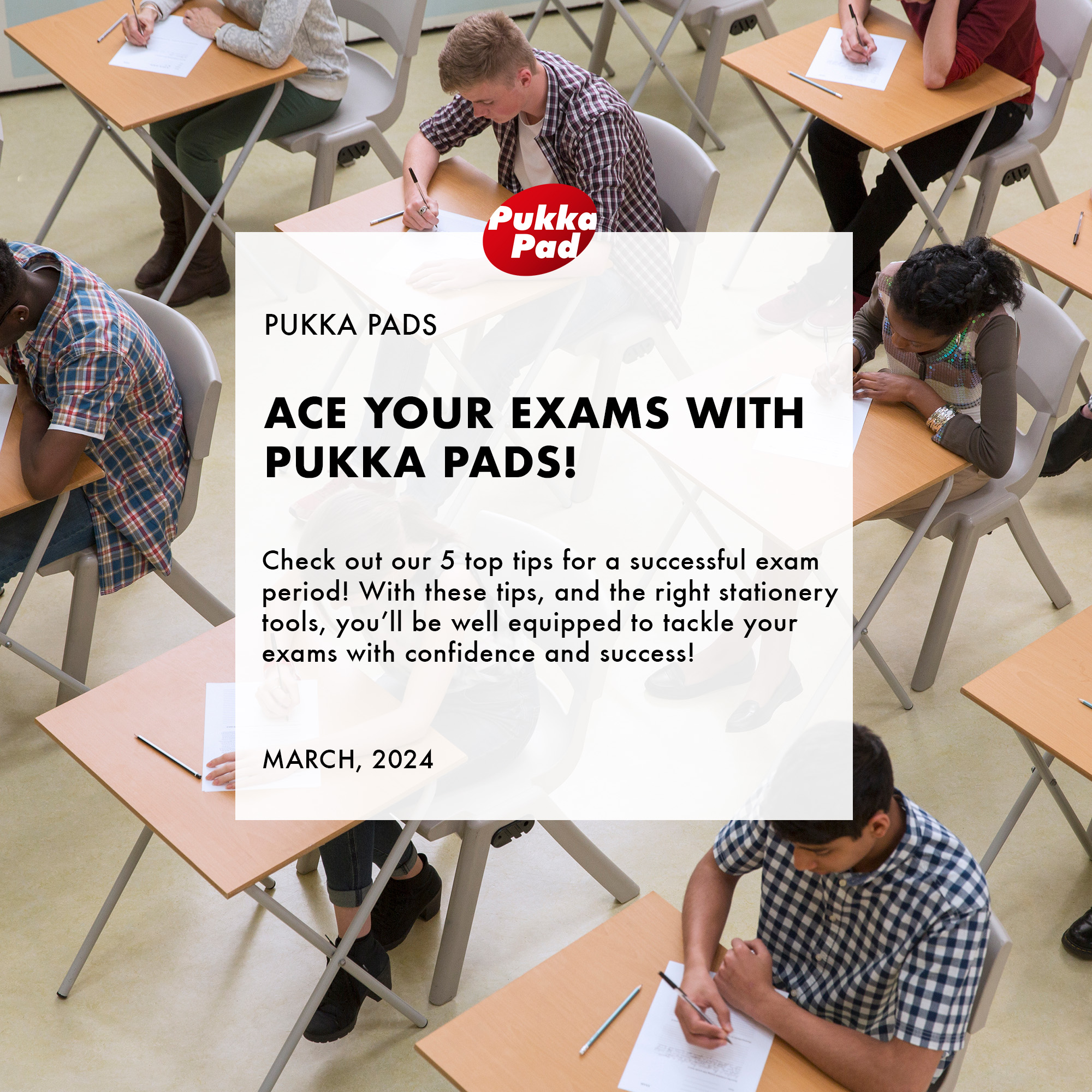 Ace your exams with Pukka Pads: 5 top tips for a successful exam period.