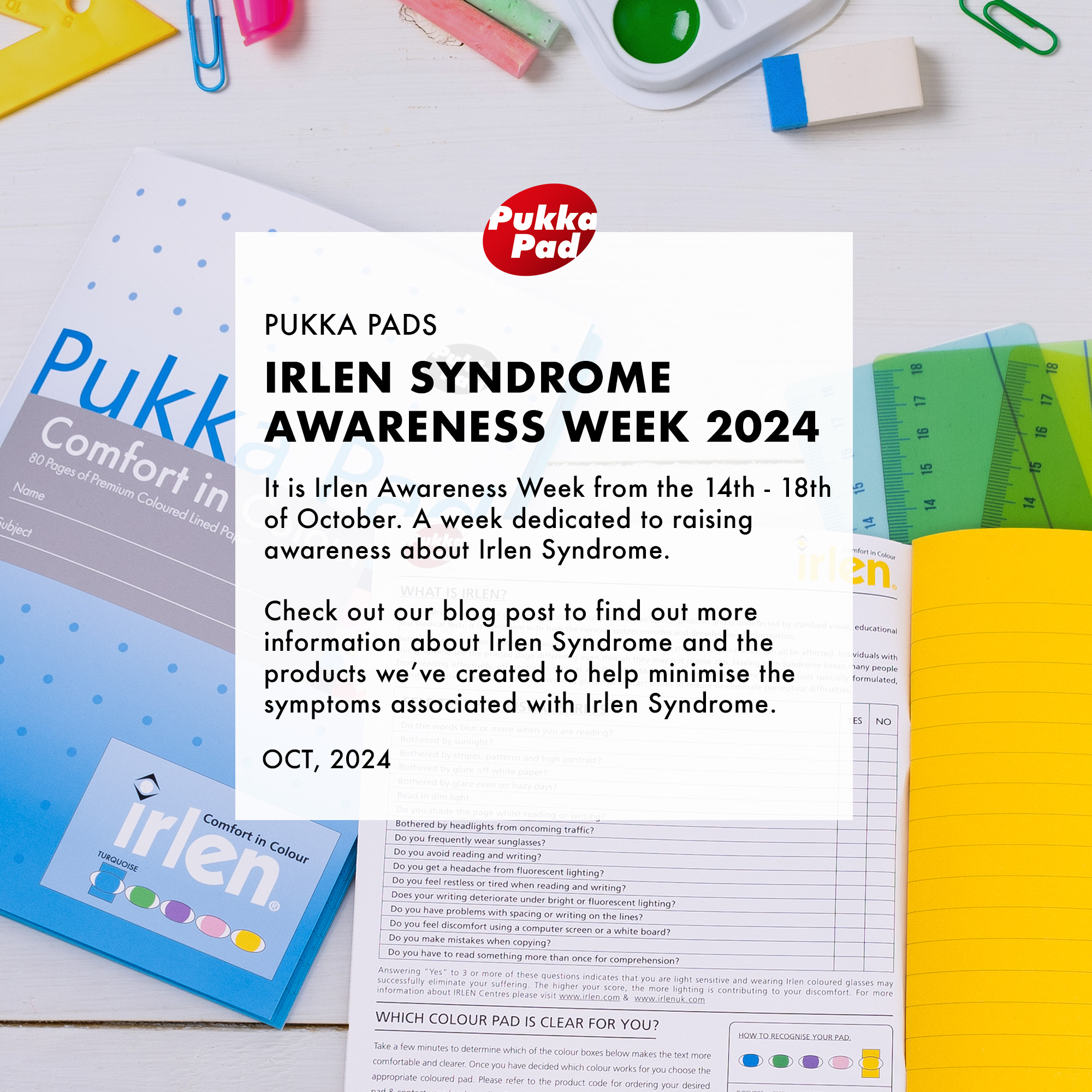 Raising Awareness for Irlen Syndrome: How can our Irlen range support students and working professionals.